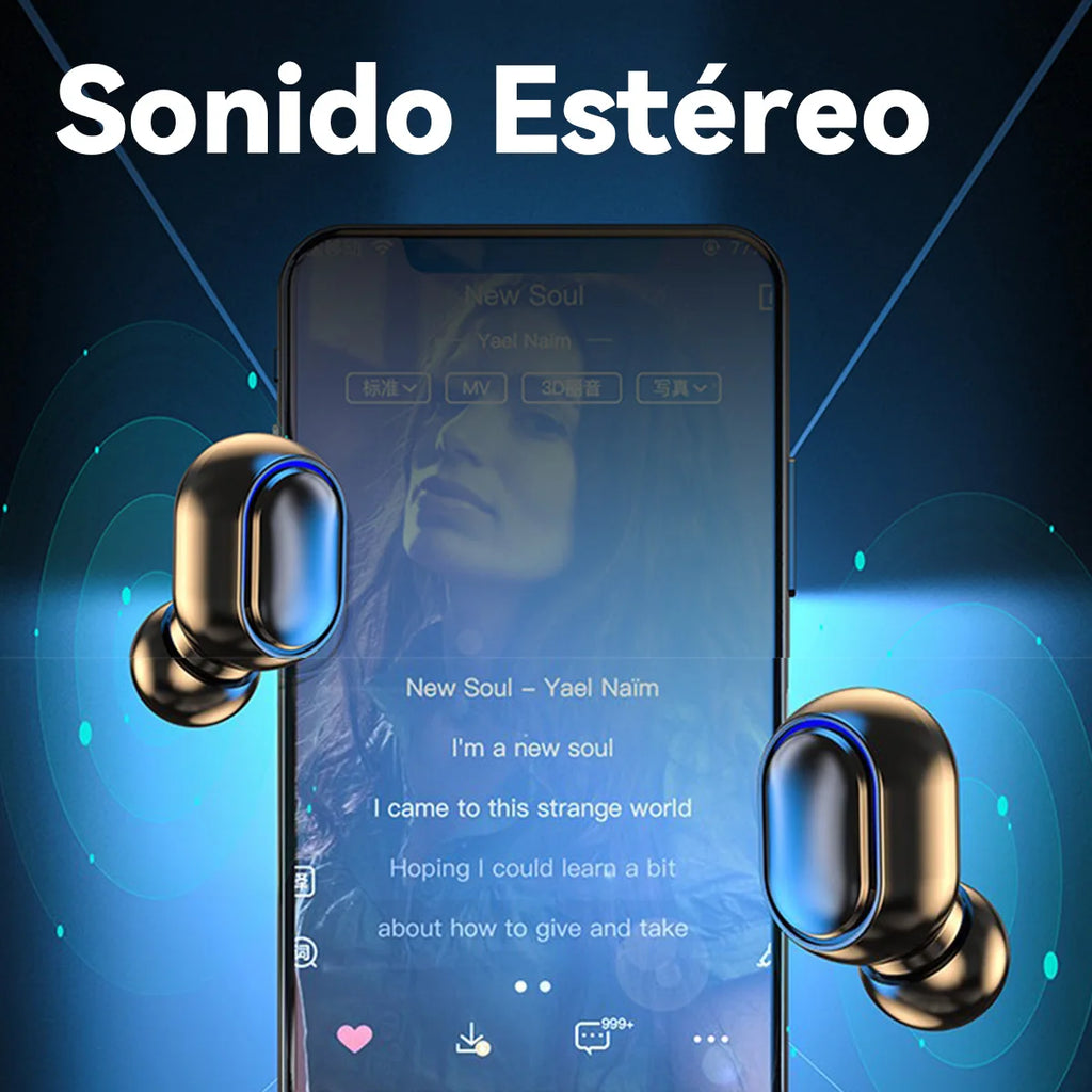 Audifonos Bluetooth con Pantalla Digital